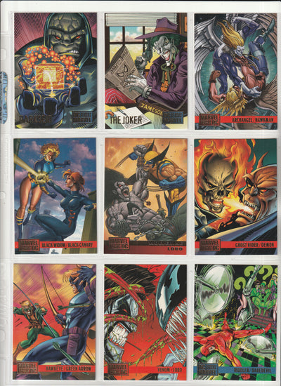 1995 Fleer/Skybox - DC Versus Marvel - Complete base set