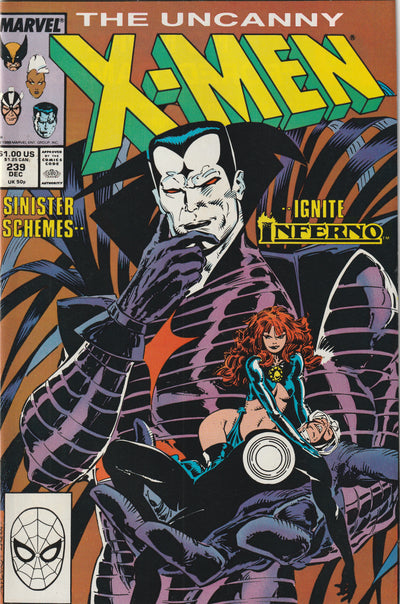 Uncanny X-Men #239 (1988) - 2nd appearance of Mr. Sinister