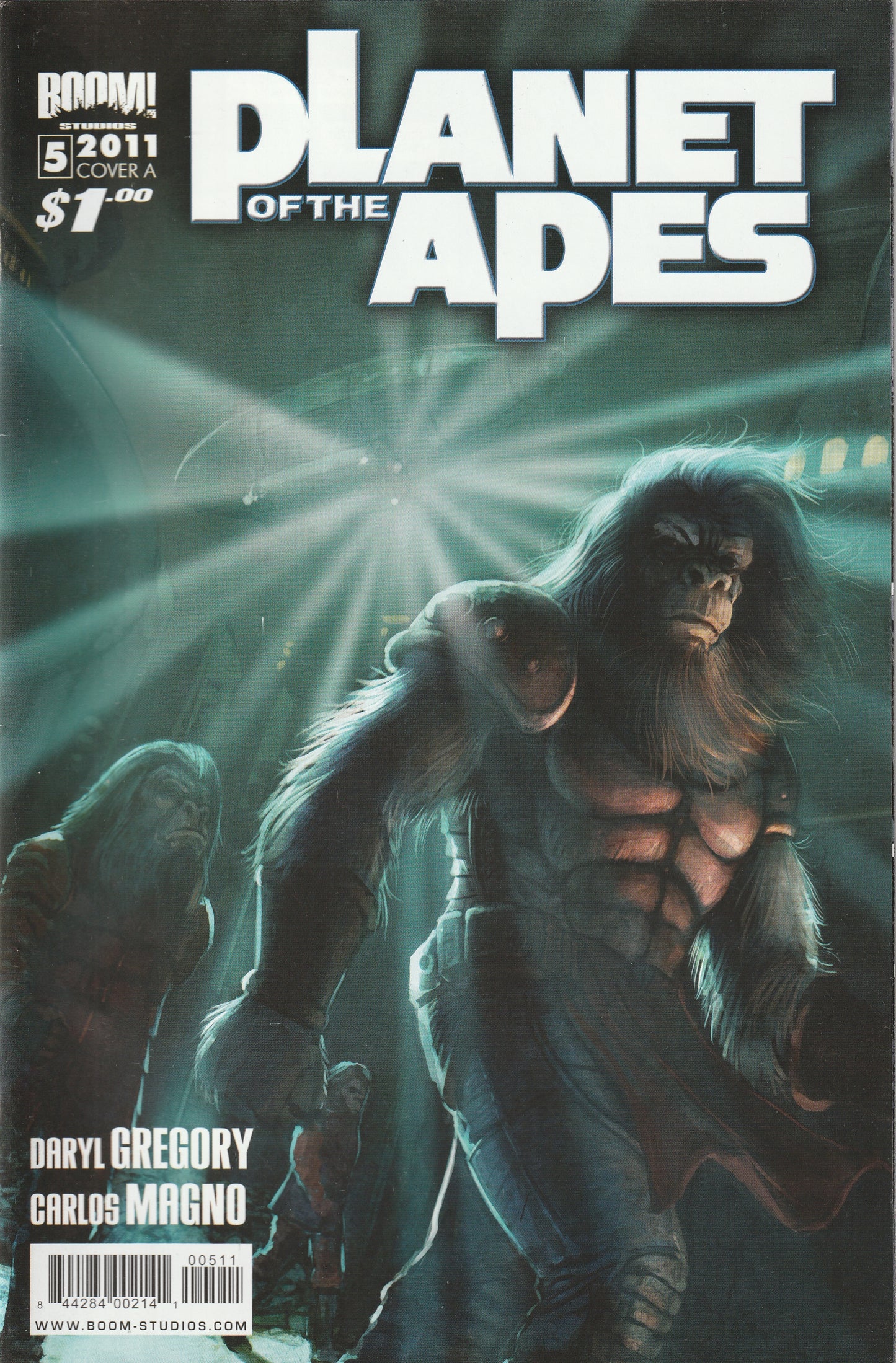 Planet of the Apes #5 (2011) - Cover A by Scott Keating