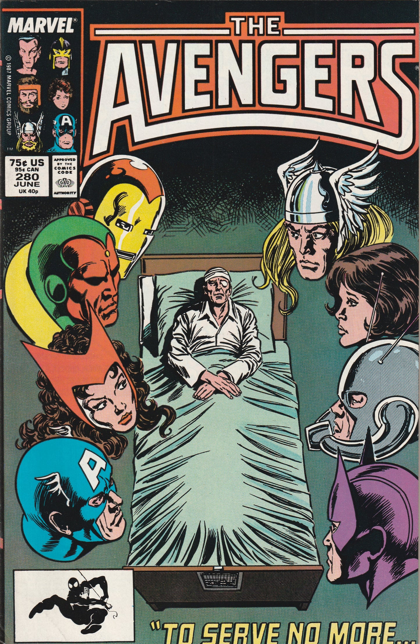 Avengers #280 (1987) - Edwin Jarvis Appearance
