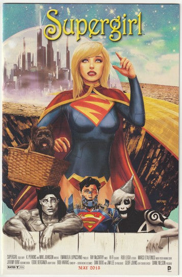 Supergirl #40 (2015) - Marco D'Alfonso Movie Poster Variant Cover - Wizard of Oz