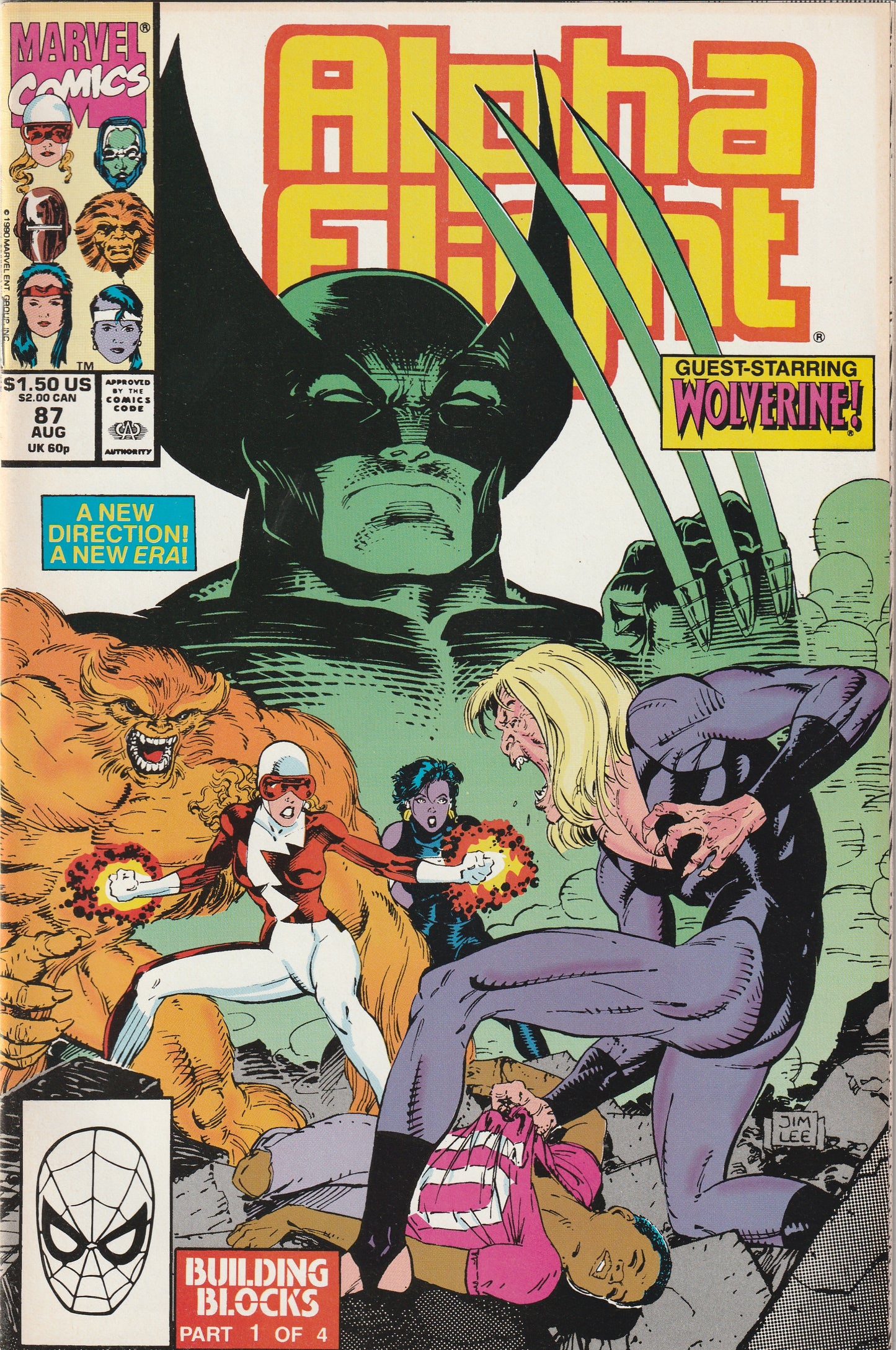 Alpha Flight #87 (1990) - Wolverine appearance