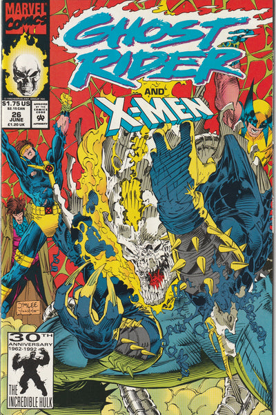 Ghost Rider #26 (1992) - Jim Lee cover, 1st Appearance of Assassin (Julien Boudreaux)