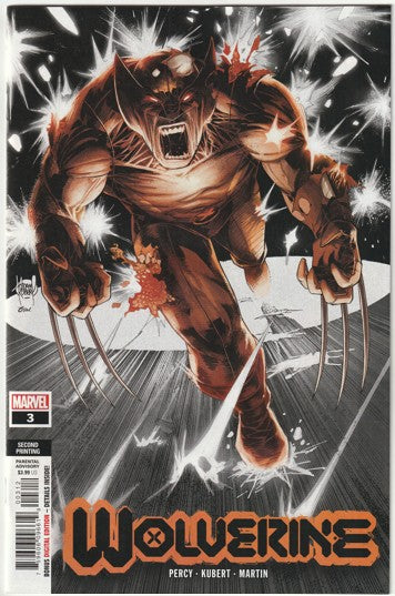 Wolverine #3 (2020) - Adam Kubert Second Printing Variant Cover