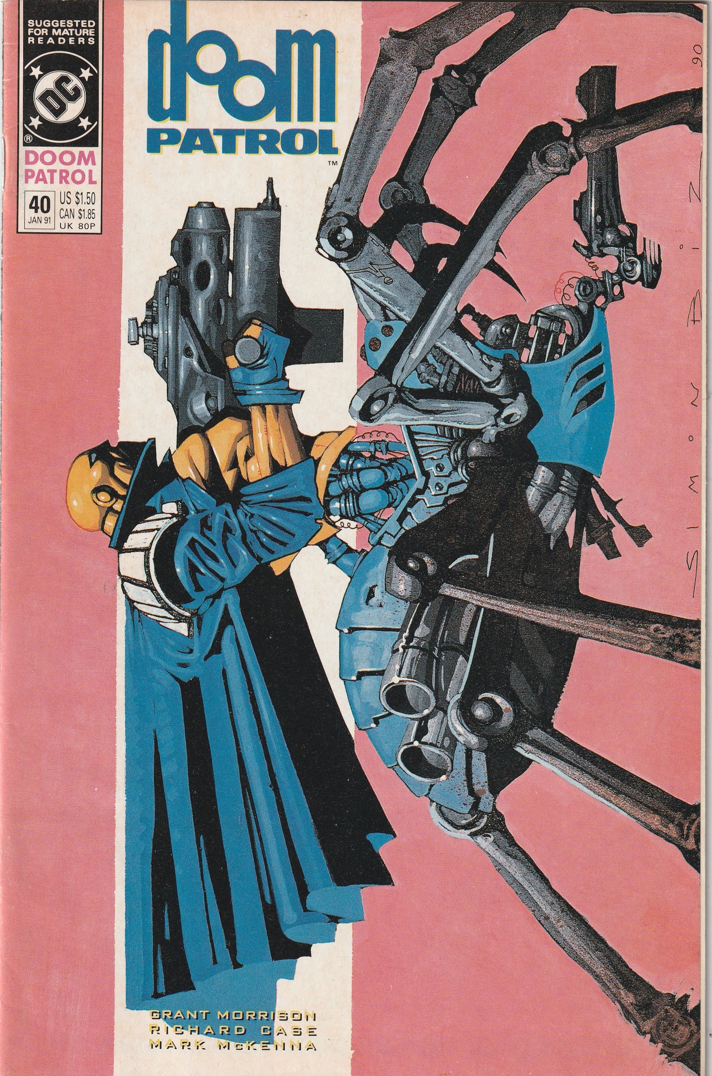 Doom Patrol #40 (1991) - Simon Bisley cover