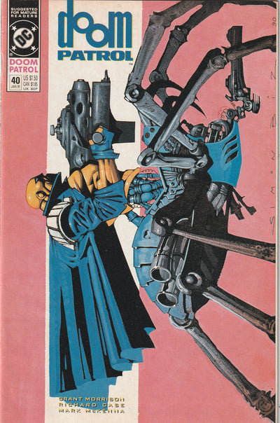 Doom Patrol #40 (1991) - Simon Bisley cover