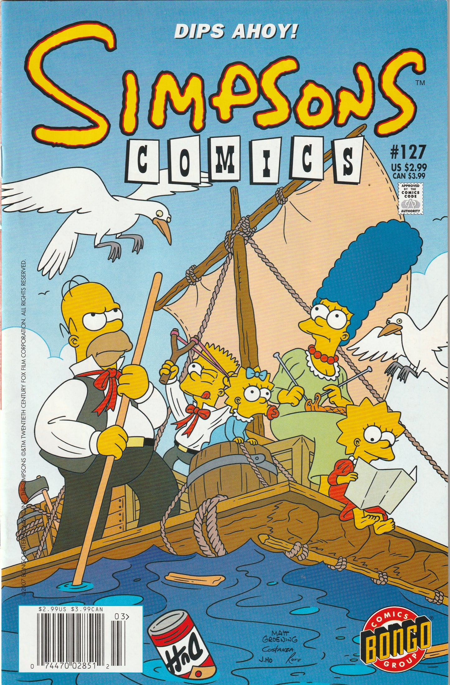 Simpsons Comics #127 (2007)