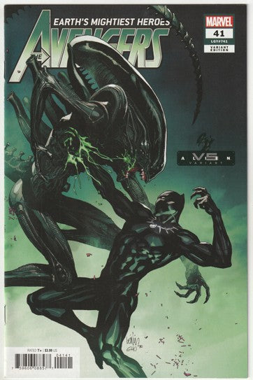 Avengers #41 (LGY #741) (2021) - Leinil Francis Yu Marvel Vs Alien Variant Cover