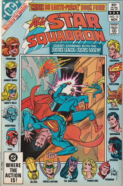 All-Star Squadron #15 (1982) - 16-Page Masters of the Universe Preview - JLA/JSA Crossover