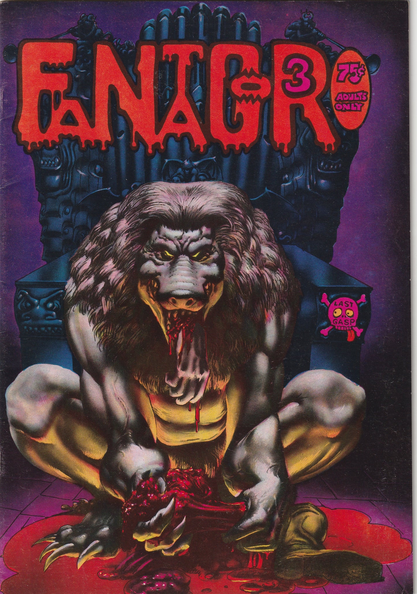 Fantagor #3 (1972) - Richard Corben, Corben/Vaughn Bode back cover