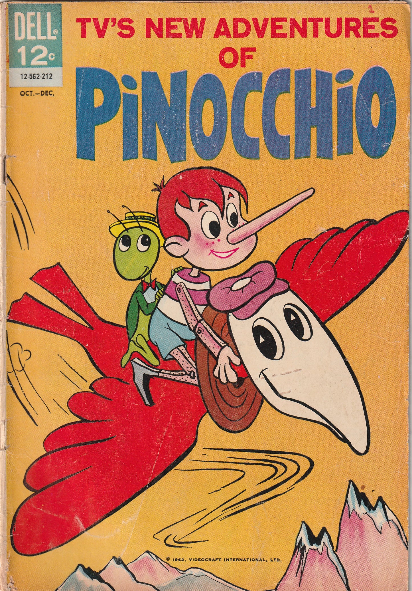 The New Adventures of Pinocchio (1962-1963) - 3 issue mini series!