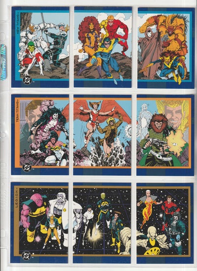 1993 Skybox DC Cosmic Teams - Complete base set