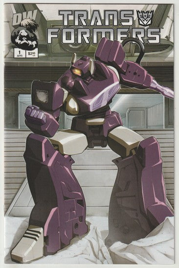 TransFormers: Generation 1 #1 (Vol 2, 2003) - 1:25 Retailer Incentive Pat Lee Variant Cover