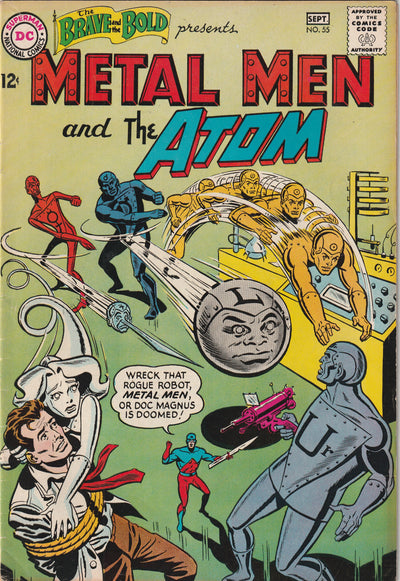 Brave and the Bold #55 (1964) - Metal Men and The Atom