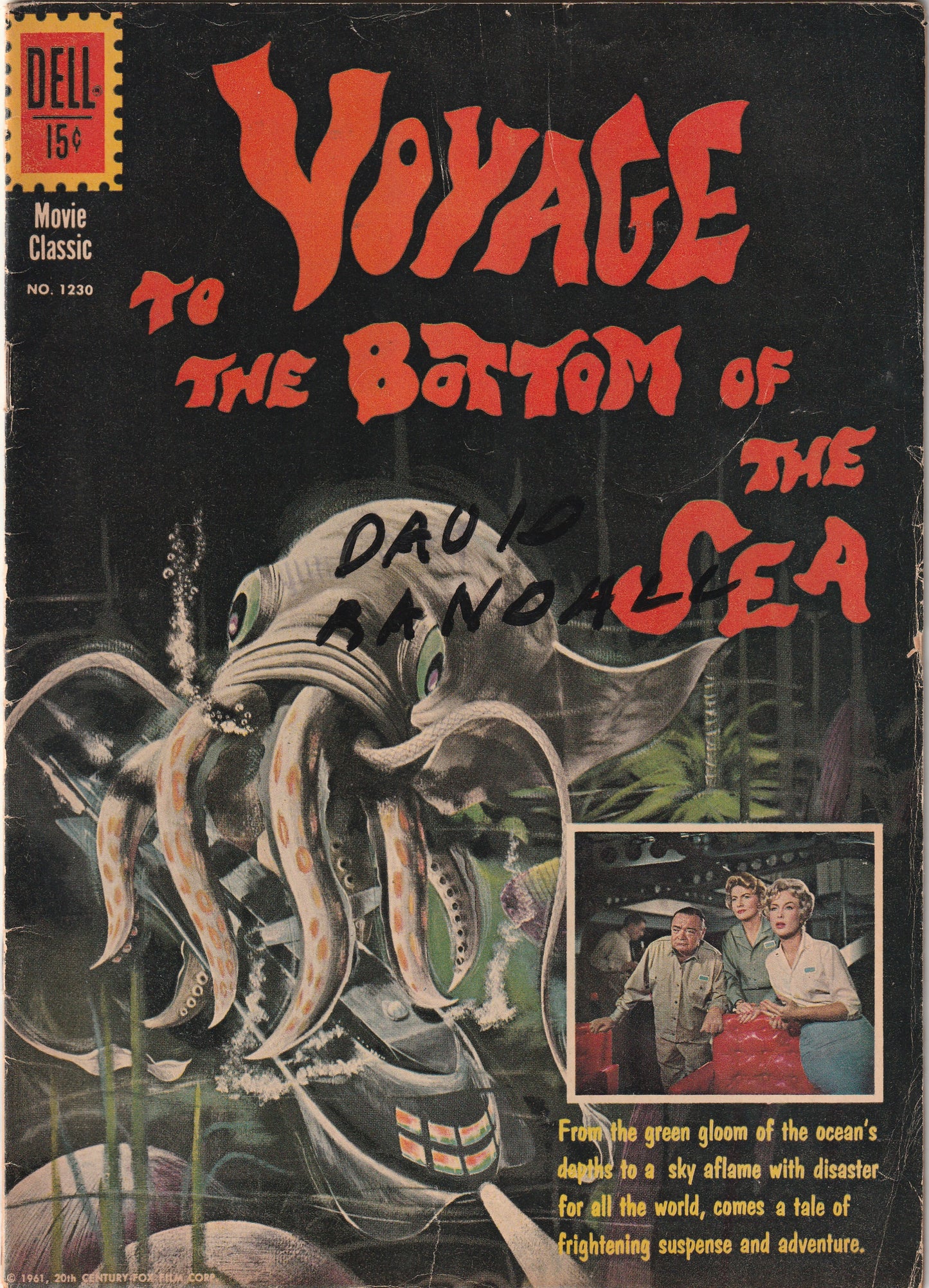 Dell Four Color #1230 (1961) - Voyage to the Bottom of the Sea - Photo cover