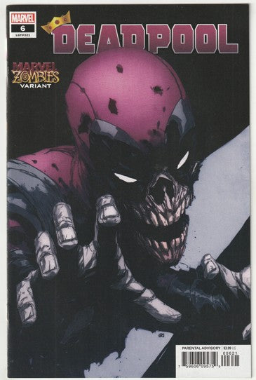 Deadpool #6 (LGY #321, 2020) - Khoi Pham Marvel Zombies Variant Cover