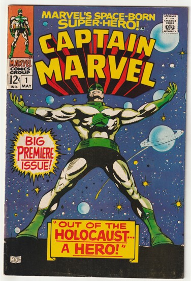 Captain Marvel #1 (1968) - 1st Appearance of Captain Marvel in own Title