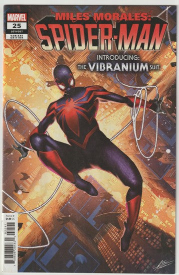 Miles Morales: Spider-Man #25 (LGY #307, 2024) - New Vibranium Costume Cover