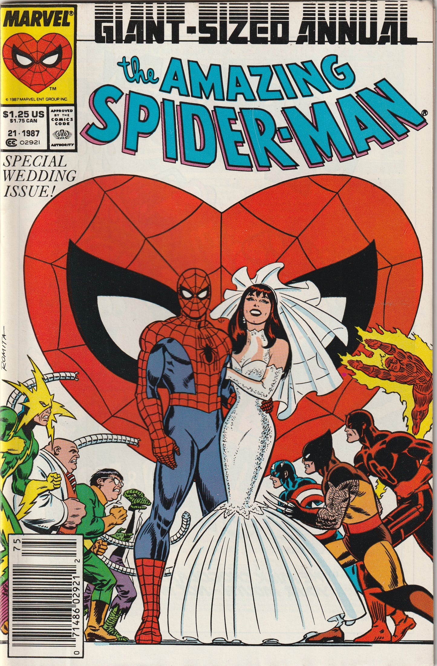 Amazing Spider-Man Annual #21 (1987) - Spider-Man Cover