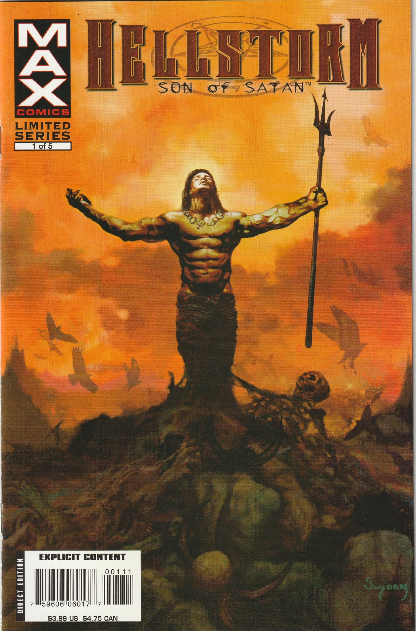 Hellstorm: Son of Satan (2006-2007) MAX - 5 issue mini series (Explicit Content)