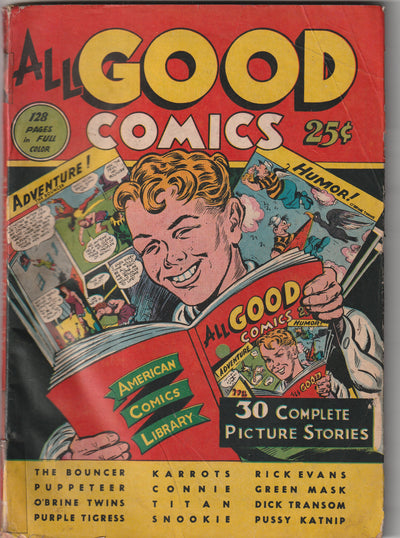 All Good Comics #1 (Fox Giants, 1944) - 132 pages!  Infinity cover