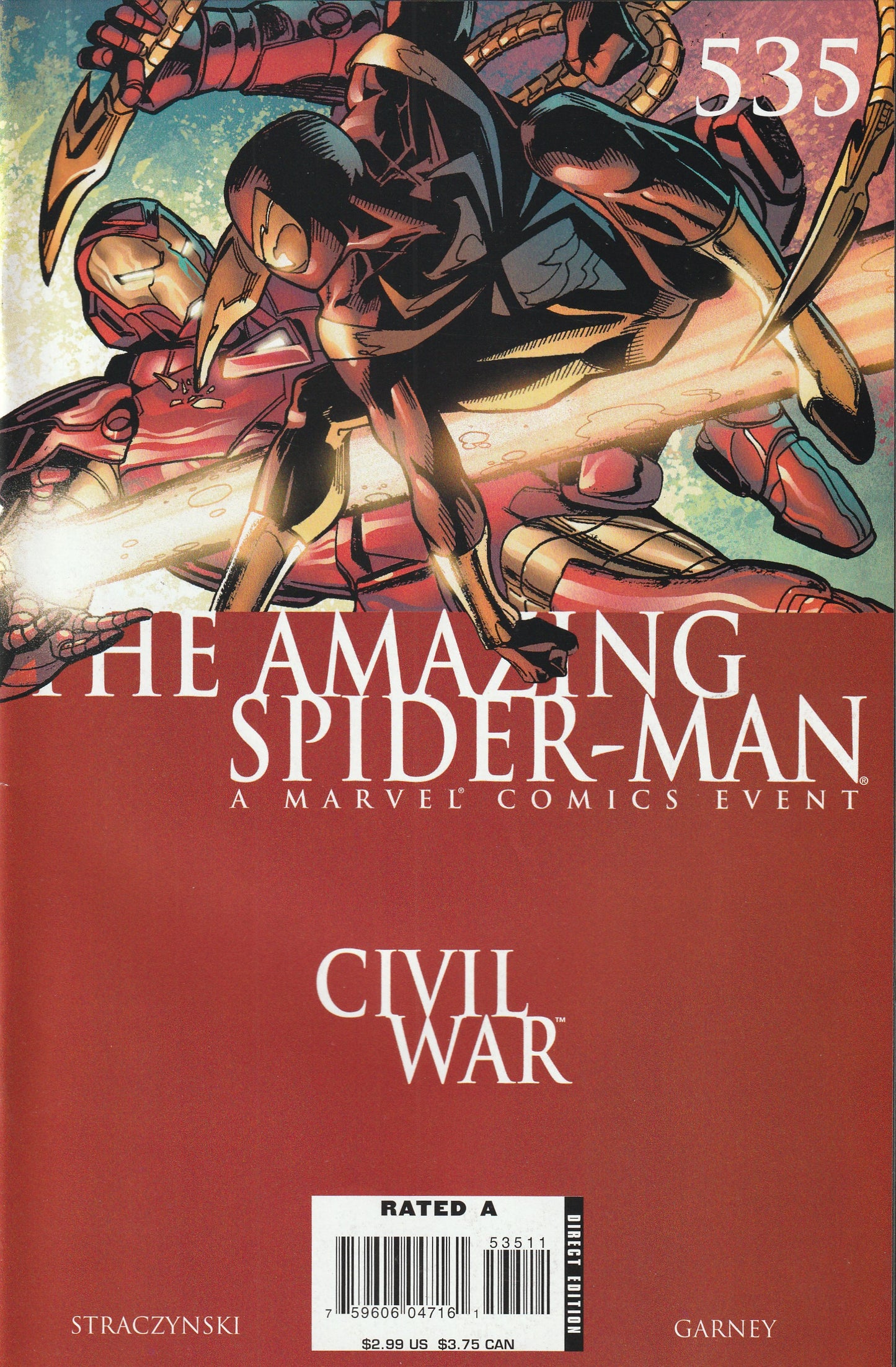 Amazing Spider-Man #535 (2006) - Civil War Tie-In