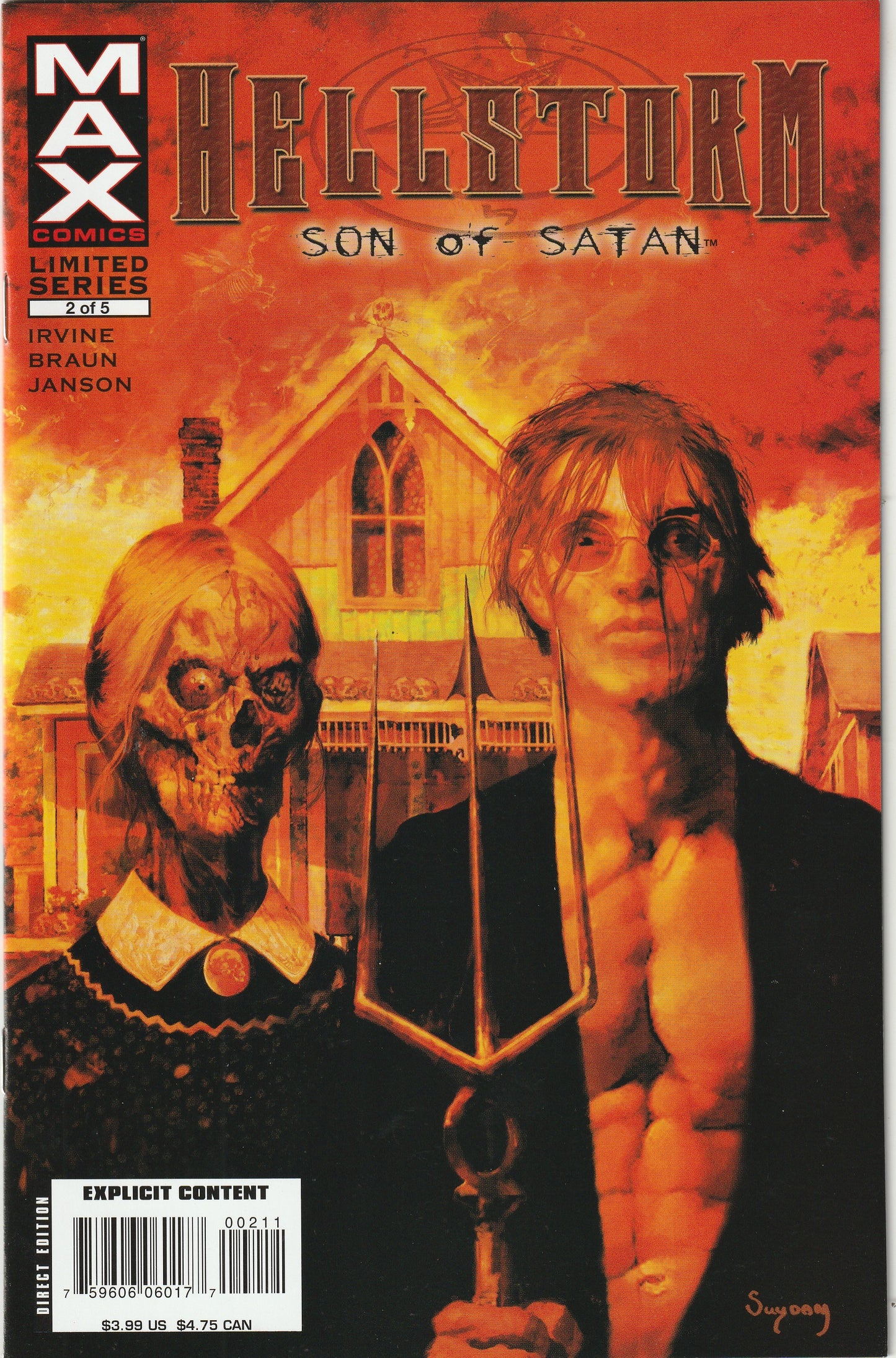 Hellstorm: Son of Satan (2006-2007) MAX - 5 issue mini series (Explicit Content)