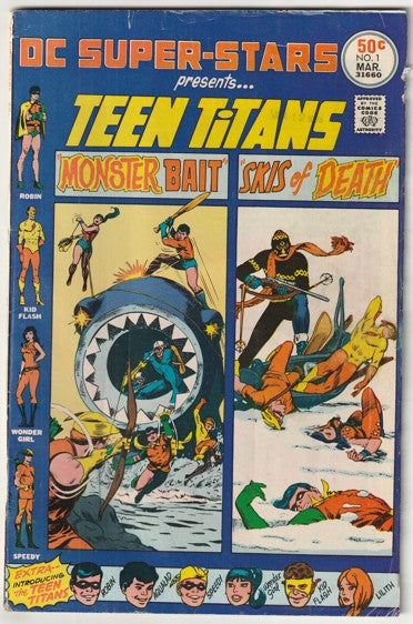 DC Super Stars #1 (1976) Presents Teen Titans