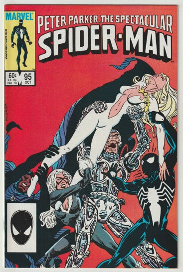 Peter Parker The Spectacular Spider-Man #95 (1984) - Black costume