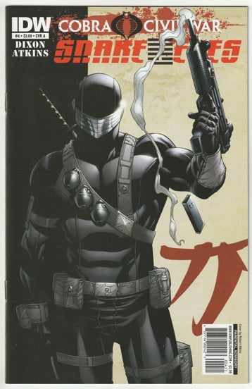 G.I. Joe: Snake Eyes #4 (2011) - Cover A by Robert Atkins
