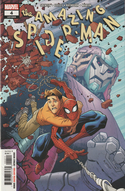 Amazing Spider-Man #4 (LGY #805) (Vol 6, 2018) - 1st Appearance of Spider-Bot