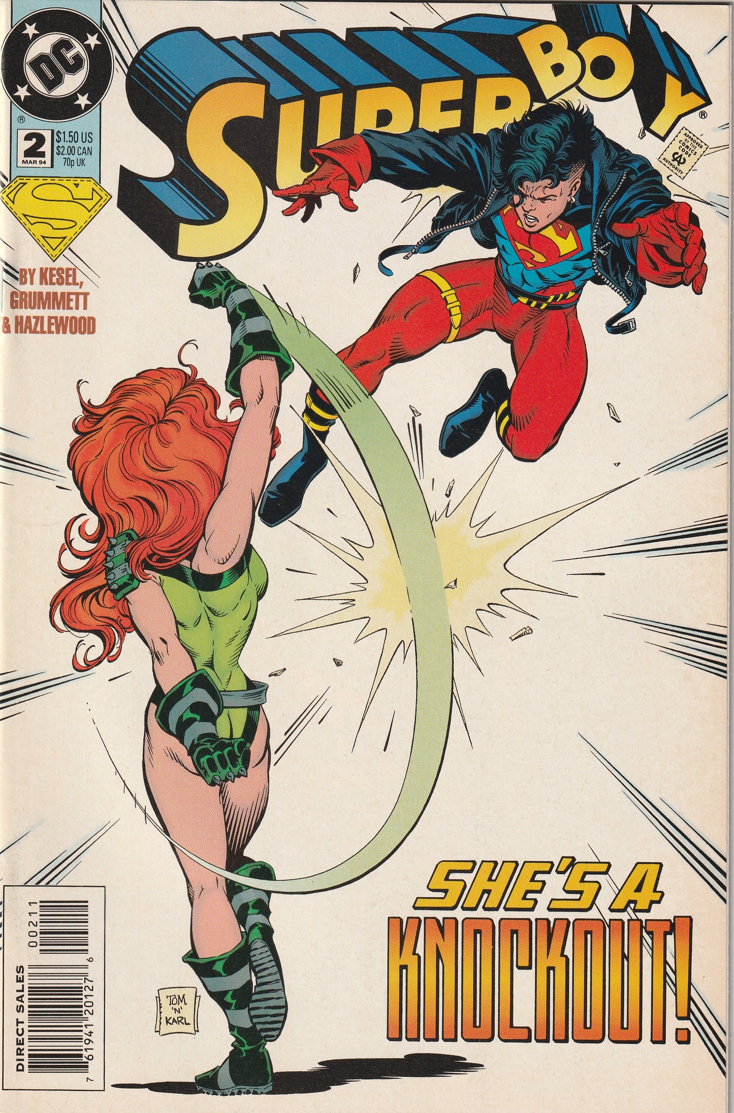 Superboy #2 (1994) - 1st appearance of the second Scavenger 1st appearance of Silver Sword