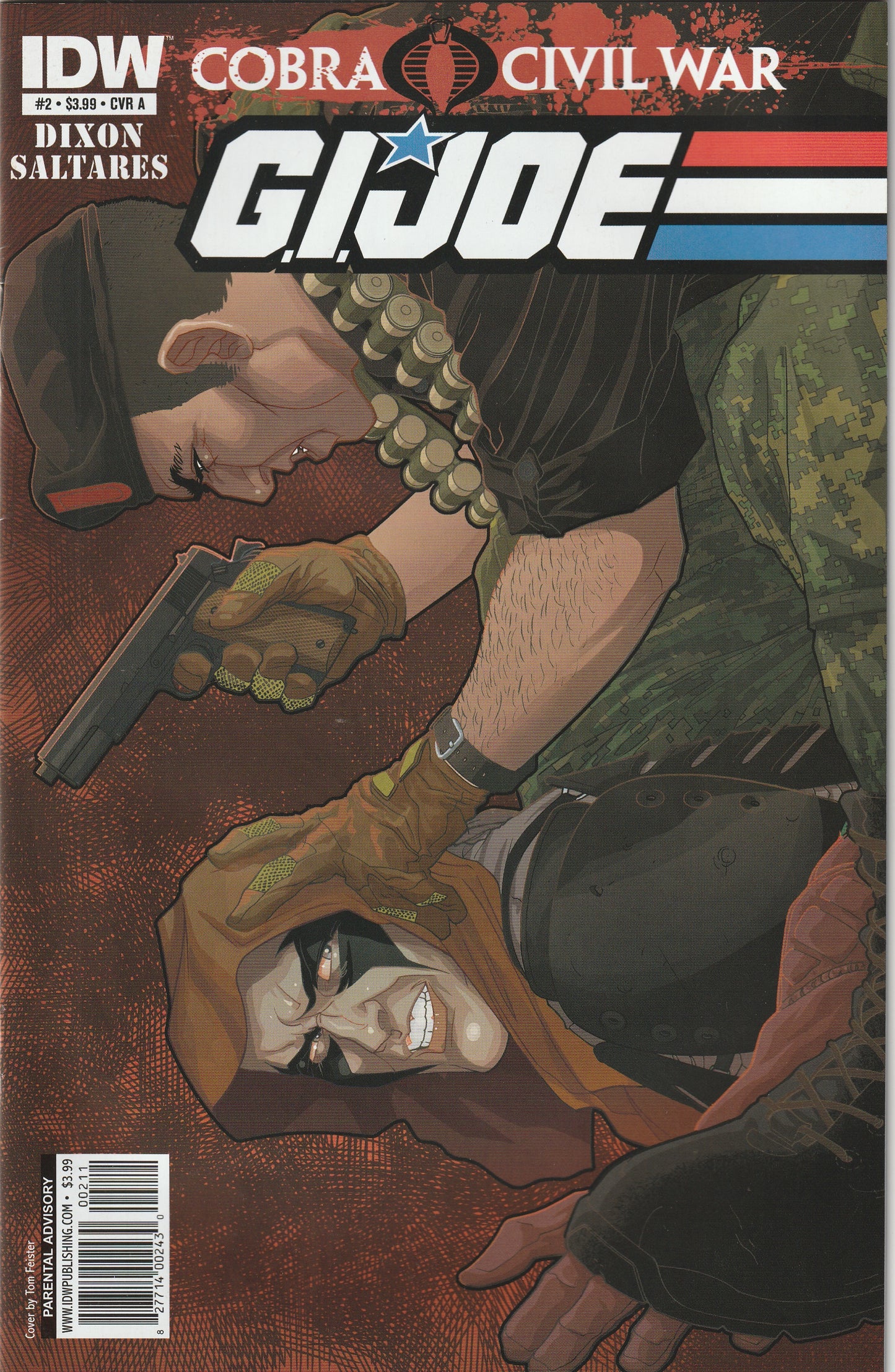 G.I. Joe #2 (2011) - Cover A by Tom Feister