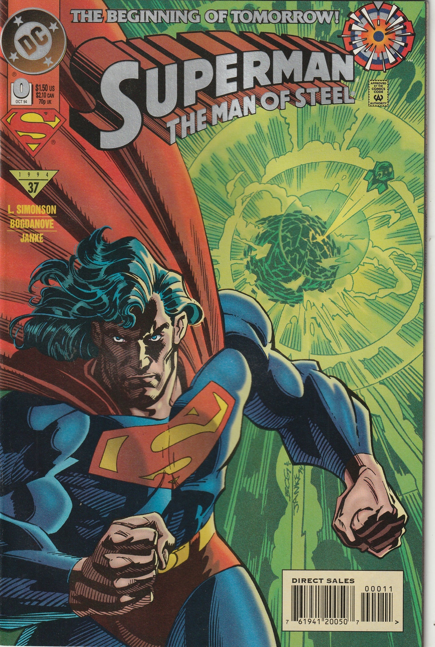 Superman: The Man of Steel #0 (1994) - 1st Appearance of Conduit