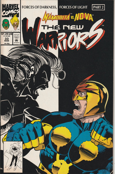 The New Warriors #33 (1993) - 1st App Michael Jefferies (Turbo)