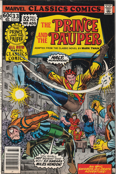 Marvel Classics Comics #33 (1978) - The Prince and the Pauper