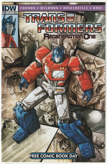 TransFormers: Regeneration One #80.5 (2012) - Free Comic Book Day issue