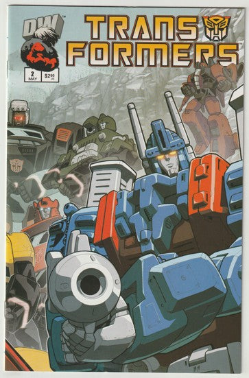 TransFormers: Generation 1 #2 (Vol 2, 2003) - Autobot Cover
