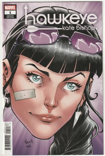 Hawkeye: Kate Bishop #1 (2022) - Cover B Todd Nauck Headshot Variant