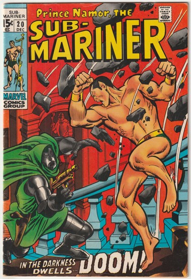 The Sub-Mariner #20 (1969) - Dr. Doom vs. Namor Battle