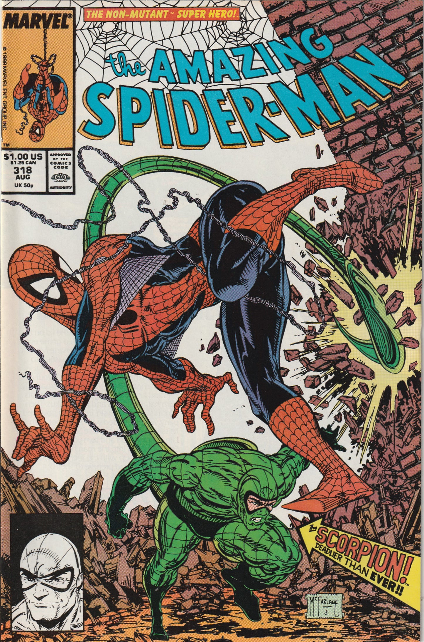 Amazing Spider-Man #318 (1989) - Todd McFarlane cover & art