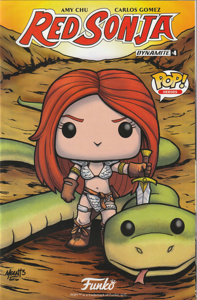 Red Sonja #4 (2017) - Variant Jason Meents Funko Cover