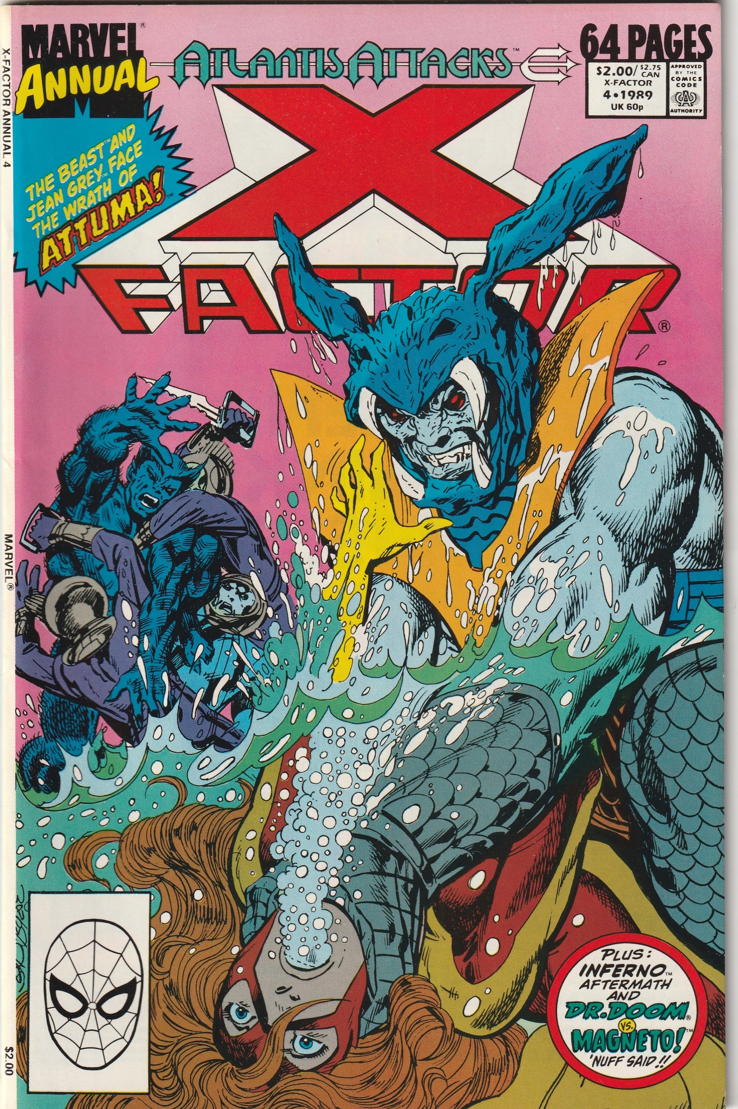 X-Factor Annual #4 (1989) - Atlantis Attacks