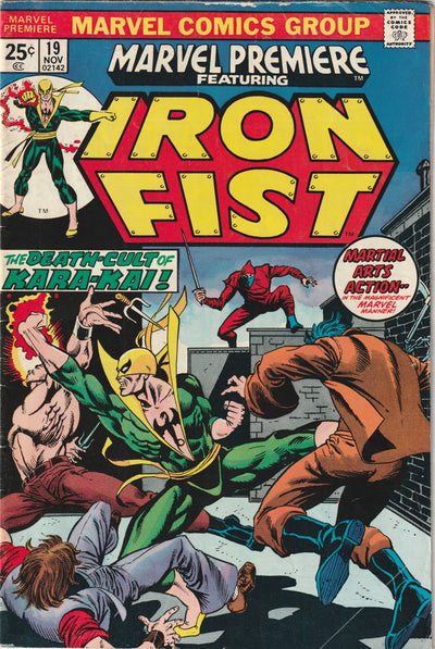 Marvel Premiere #19 (1974) Featuring Iron Fist - 1st Appearance of Colleen Wing