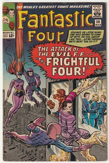 Fantastic Four #36 (1965) - 1st Appearance of Frightful Four