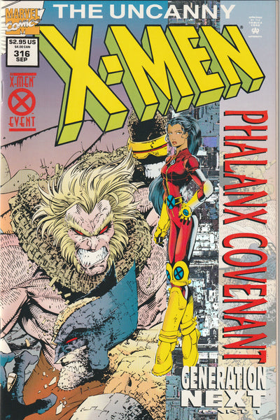 Uncanny X-Men #316 (1994) - Holofoil Edition, 1st appearance of Monet St. Croix