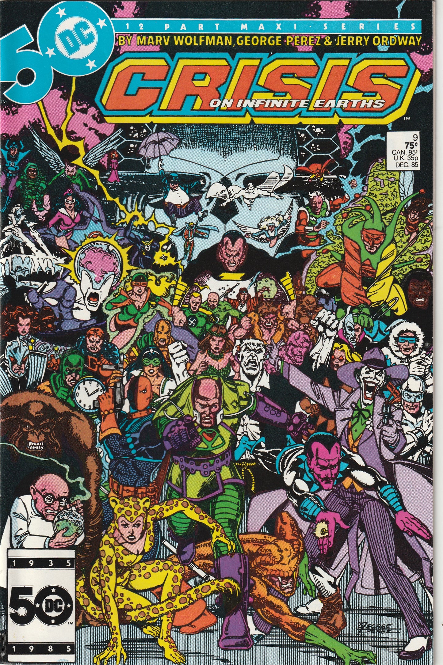 Crisis on Infinite Earths #9 (1985) - Guy Gardner officially becomes the Green Lantern