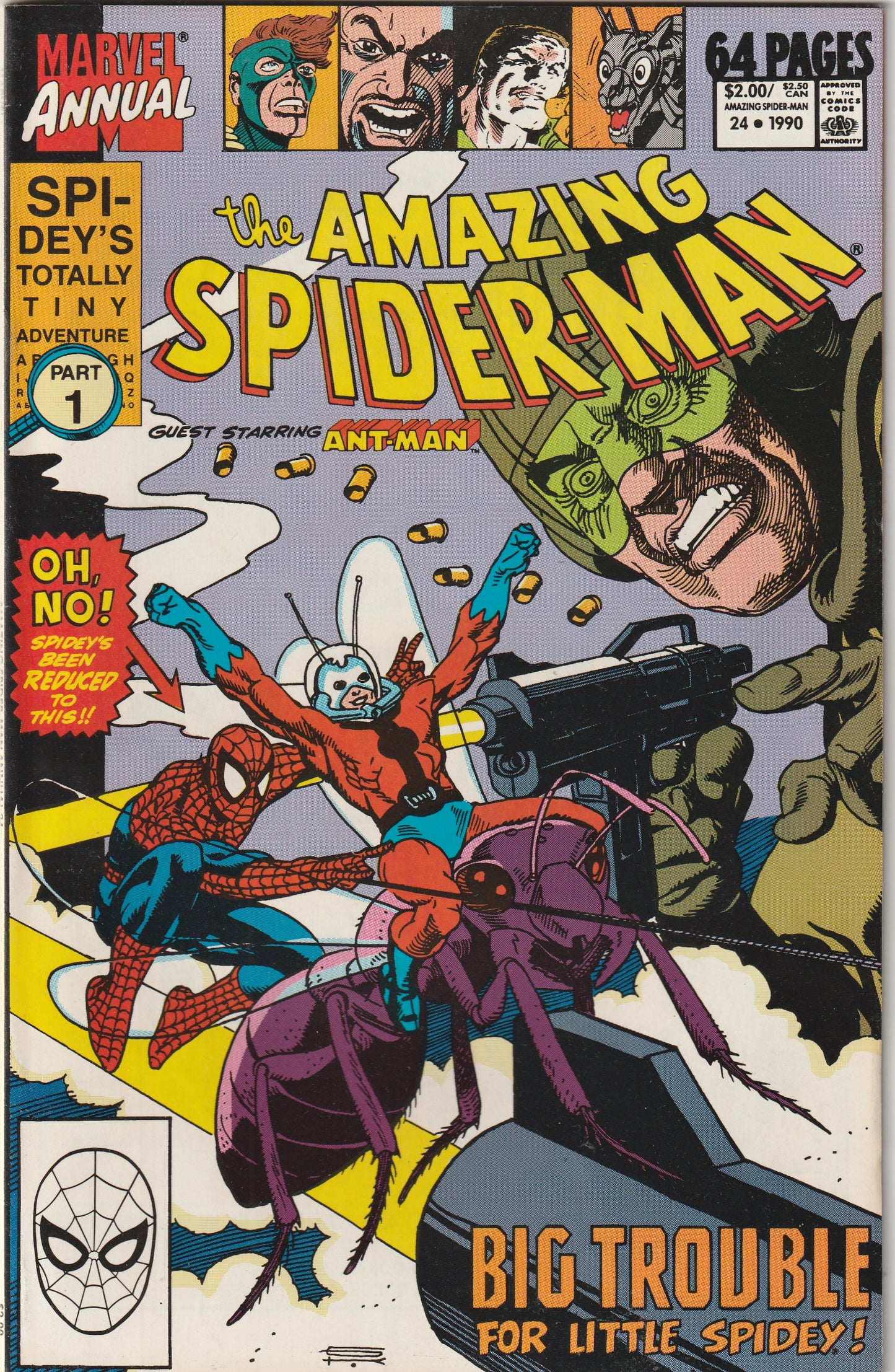 Amazing Spider-Man Annual #24 (1990) - Antman Appearance