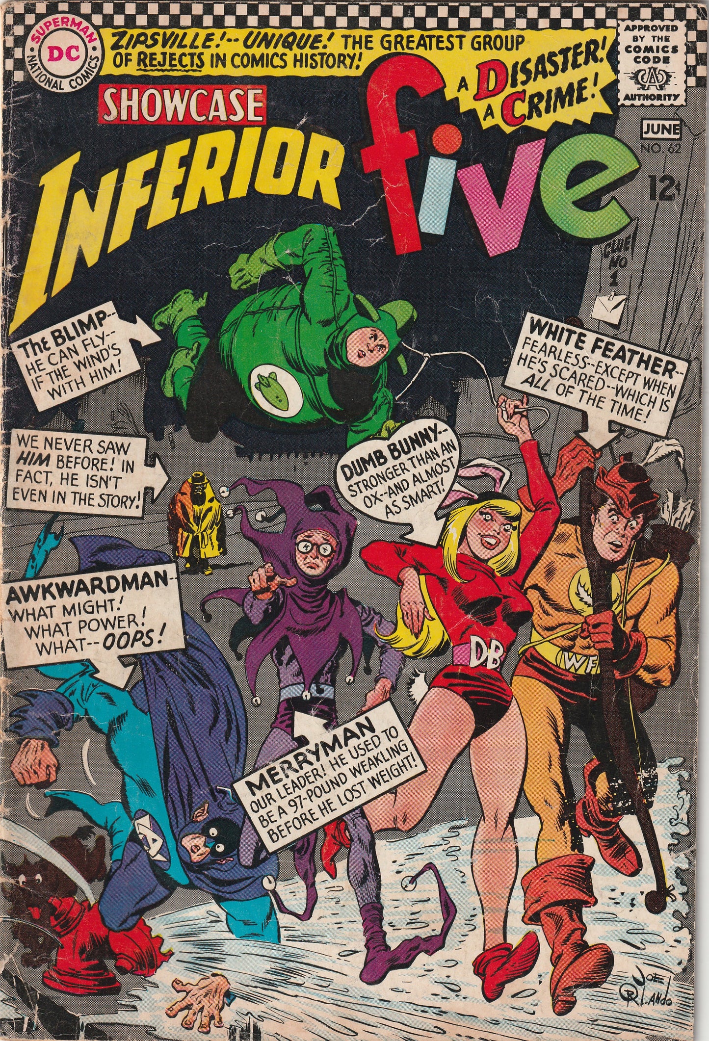 Showcase #62 (1966) - 1st Appearance of Inferior Five