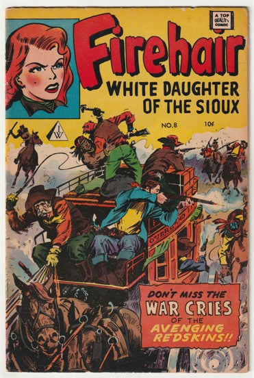 Firehair #8 (1957) - IW Reprint
